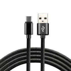 Cabo USB C EverActive CBB-1CB Preto 1 m de EverActive, Cabos USB - Ref: S9115194, Preço: 3,38 €, Desconto: %