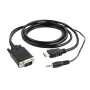 Adattatore VGA con HDMI con Audio GEMBIRD A-HDMI-VGA-03-10 Nero 3 m di GEMBIRD, Cavi VGA - Rif: S9115206, Prezzo: 9,51 €, Sco...