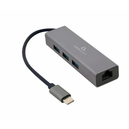 4-Port USB-C Hub GEMBIRD A-CMU3-LAN-01 White Grey by GEMBIRD, USB hubs - Ref: S9115214, Price: 20,44 €, Discount: %