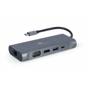 USB-C Hub GEMBIRD A-CM-COMBO7-01 Grey 100 W by GEMBIRD, USB hubs - Ref: S9115218, Price: 36,70 €, Discount: %