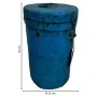 Decorative canister Alexandra House Living Blue Iron Traditional style 25 x 35 x 25 cm by Alexandra House Living, Lidded Stor...