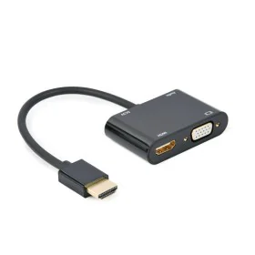 Adaptador HDMI para VGA GEMBIRD A-HDMIM-HDMIFVGAF-01 (1 Unidade) de GEMBIRD, Arraste e elevação - Ref: S9115233, Preço: 17,36...