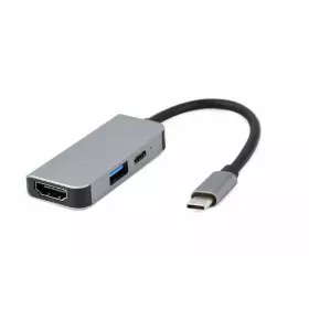 USB Hub GEMBIRD A-CM-COMBO3-02 Silver 87 W (1 Unit) by GEMBIRD, USB hubs - Ref: S9115247, Price: 15,62 €, Discount: %