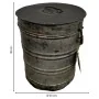 Decorative canister Alexandra House Living Grey Iron Traditional style 25 x 30 x 25 cm by Alexandra House Living, Lidded Stor...