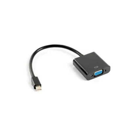 Mini DisplayPort to VGA Adapter Lanberg AD-0006-BK Black 20 cm by Lanberg, VGA cables - Ref: S9115315, Price: 4,89 €, Discoun...