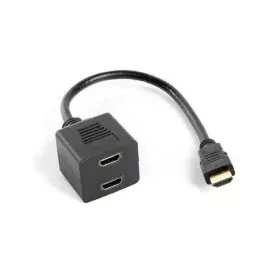 Adaptateur/convertisseur AV Lanberg AD-0019-BK Noir 20 cm de Lanberg, Adaptateurs DVI-HDMI - Réf : S9115325, Prix : 5,54 €, R...