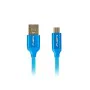 Cable USB a micro USB Lanberg CA-USBM-20CU-0018-BL Azul 1,8 m (1 unidad) 1,8 m de Lanberg, Cables USB - Ref: S9115381, Precio...