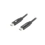 Cable USB-C Lanberg CA-CMCM-40CU-0010-BK Negro 1 m (1 unidad) de Lanberg, Cables USB - Ref: S9115390, Precio: 3,88 €, Descuen...