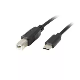 USB-C Cable Lanberg CA-USBA-13CC-0018-BK Black 1,8 m (1 Unit) by Lanberg, USB Cables - Ref: S9115392, Price: 2,03 €, Discount: %