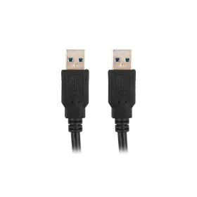 Cable USB Lanberg CA-USBA-30CU-0018-BK 1,8 m Negro de Lanberg, Protectores de pantalla - Ref: S9115400, Precio: 4,24 €, Descu...