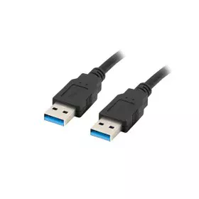 USB Cable Lanberg CA-USBA-30CU-0010-BK Black 1 m (1 Unit) by Lanberg, USB Cables - Ref: S9115401, Price: 3,40 €, Discount: %