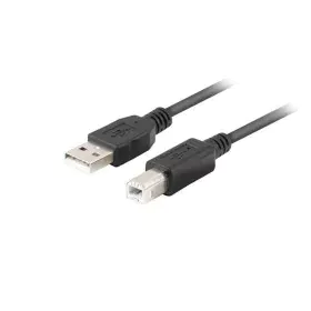 Cabo USB A para USB B Lanberg CA-USBA-15CU-0010-BK Preto 1 m de Lanberg, Cabos USB - Ref: S9115402, Preço: 2,72 €, Desconto: %