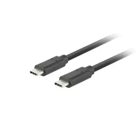 Cavo USB-C Lanberg CA-CMCM-32CU-0010-BK Nero 1 m di Lanberg, Cavi USB - Rif: S9115408, Prezzo: 6,40 €, Sconto: %