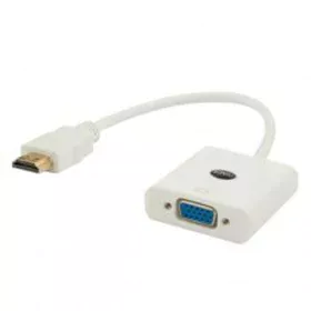 HDMI to VGA Adapter Savio CL-27B White by Savio, HDMI - Ref: S9115457, Price: 7,45 €, Discount: %