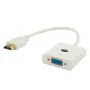 Adaptador HDMI a VGA Savio CL-27B Blanco de Savio, Cables HDMI - Ref: S9115457, Precio: 7,38 €, Descuento: %