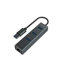 4-Port USB Hub Savio AK-58 Ethernet (RJ-45) Grau von Savio, USB-Hubs - Ref: S9115465, Preis: 22,31 €, Rabatt: %