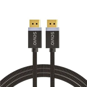 DisplayPort Cable Savio CL-166 Black 2 m by Savio, DisplayPort Cables - Ref: S9115471, Price: 9,62 €, Discount: %