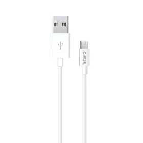 Câble USB vers micro USB Savio CL-124 Blanc 2 m de Savio, Câbles USB - Réf : S9115489, Prix : 4,01 €, Remise : %