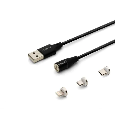 USB auf Lightning Verbindungskabel Savio CL-155 Schwarz 2 m von Savio, USB-Kabel - Ref: S9115497, Preis: 8,37 €, Rabatt: %