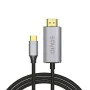 Adaptateur USB C vers HDMI Savio CL-171 Argenté 2 m de Savio, Câbles USB - Réf : S9115501, Prix : 18,00 €, Remise : %