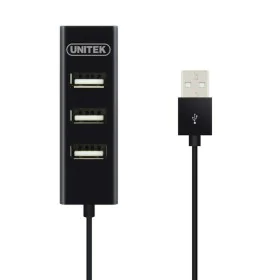 Hub USB 3 Ports Unitek Y-2140 Noir de Unitek, Hubs USB - Réf : S9115525, Prix : 8,06 €, Remise : %