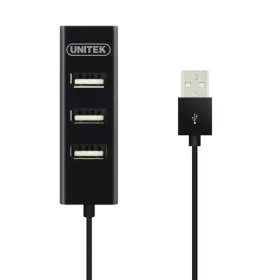 Hub USB 3 Ports Unitek Y-2140 Noir de Unitek, Hubs USB - Réf : S9115525, Prix : 7,68 €, Remise : %