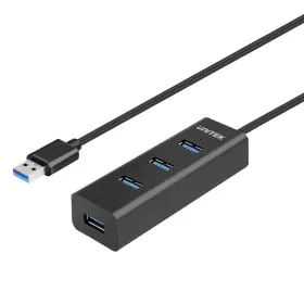 4-Port USB Hub Unitek Y-3089 Black by Unitek, USB hubs - Ref: S9115526, Price: 15,08 €, Discount: %