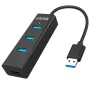 Hub USB 4 Ports Unitek Y-3089 Noir de Unitek, Hubs USB - Réf : S9115526, Prix : 15,25 €, Remise : %