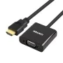 Adaptador HDMI a VGA con Audio Unitek Y-6333 Negro de Unitek, Adaptadores DP-HDMI - Ref: S9115530, Precio: 17,15 €, Descuento: %