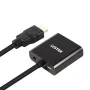 Adaptador HDMI a VGA con Audio Unitek Y-6333 Negro de Unitek, Adaptadores DP-HDMI - Ref: S9115530, Precio: 17,15 €, Descuento: %