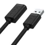 USB Cable Unitek Y-C450GBK Male Plug/Socket Black 2 m by Unitek, USB Cables - Ref: S9115562, Price: 4,31 €, Discount: %