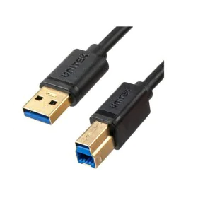 Cabo USB 3.0 A para USB B Unitek C14095BK-2M Preto 2 m de Unitek, Cabos USB - Ref: S9115647, Preço: 7,51 €, Desconto: %