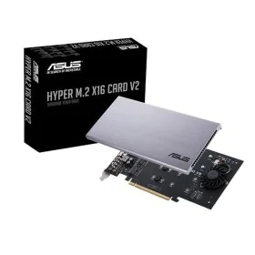 RAID controller card Asus HYPER M.2 X16 CARD V2 by Asus, Port cards - Ref: S9115669, Price: 52,27 €, Discount: %