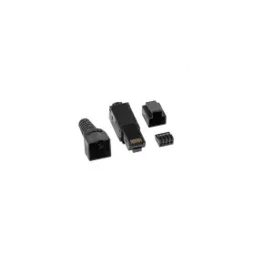 8P8C LAN CAT6 Connector Lanberg PLU-6000TL Black by Lanberg, Chargers & Adapters - Ref: S9115877, Price: 2,60 €, Discount: %