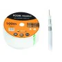 Coaxial TV Antenna Cable Libox PCC80 White 100 m by Libox, Satellite equipment - Ref: S9115878, Price: 31,06 €, Discount: %