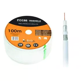 Coaxial TV Antenna Cable Libox PCC80 White 100 m by Libox, Satellite equipment - Ref: S9115878, Price: 30,69 €, Discount: %