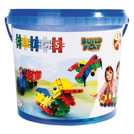 Jogo de Construção Clics CB198 Multicolor 122 Peças de Clics, Jogos de construção - Ref: S9117192, Preço: 29,62 €, Desconto: %