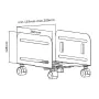 Base with Wheels MacLean Mount MC-851 by MacLean, Transportation systems equipment - Ref: S9117574, Price: 23,38 €, Discount: %