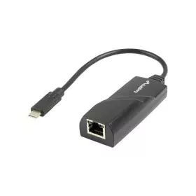 Adaptador USB-C a Red RJ45 Lanberg NC-1000-02 Negro de Lanberg, Armarios y estanterías - Ref: S9117755, Precio: 13,66 €, Desc...