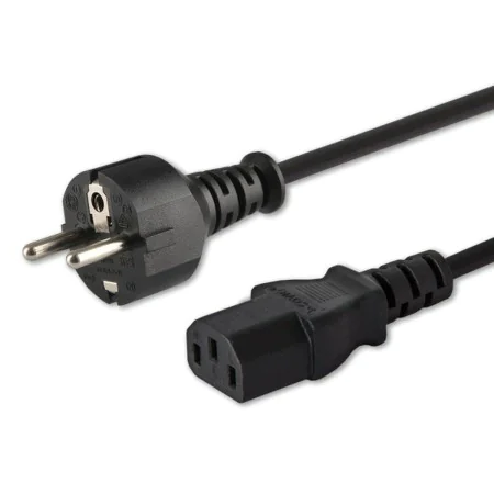 Cable de Alimentación Savio CL-138 Schuko IEC C13 Negro 1,8 m de Savio, Cables - Ref: S9117900, Precio: 3,25 €, Descuento: %