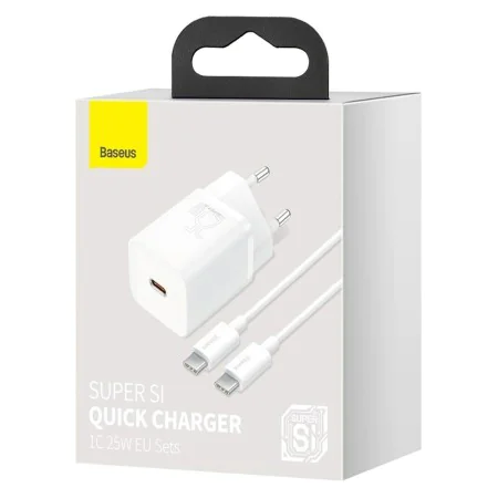 Chargeur mural Baseus Super Si Blanc 25 W de Baseus, Chargeurs - Réf : S9117969, Prix : 18,84 €, Remise : %