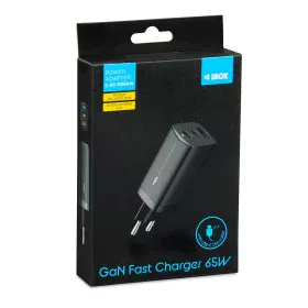 Chargeur mural Ibox ILUC65B Noir 65 W de Ibox, Chargeurs - Réf : S9118001, Prix : 32,75 €, Remise : %