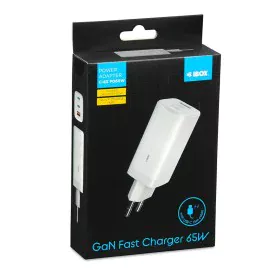 Chargeur mural Ibox ILUC65W Blanc 65 W de Ibox, Chargeurs - Réf : S9118002, Prix : 33,60 €, Remise : %