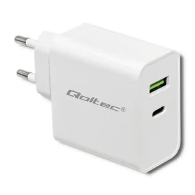 Chargeur mural Qoltec 51718 Blanc 45 W (1 Unité) de Qoltec, Chargeurs - Réf : S9118038, Prix : 17,15 €, Remise : %