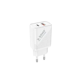 Cargador de Pared Savio LA-04 Blanco 18 W de Savio, Cargadores - Ref: S9118042, Precio: 12,43 €, Descuento: %