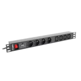 Regleta Enchufes 8 Tomas con Interruptor Lanberg PDU-04E04I-0200-IEC-BK 2500W 2 m de Lanberg, Energía solar y eólica - Ref: S...