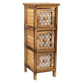 Cassettiera Alexandra House Living Marrone Legno Legno di paulownia 26 x 61 x 22 cm di Alexandra House Living, Comò e cassett...