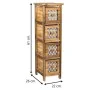 Cassettiera Alexandra House Living Marrone Legno Legno di paulownia 26 x 61 x 22 cm di Alexandra House Living, Comò e cassett...