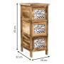 Cassettiera Alexandra House Living Marrone Legno Legno di paulownia 32 x 63 x 26 cm di Alexandra House Living, Comò e cassett...