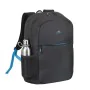 Laptop Backpack Rivacase Regent 8069 Black Cyan Monochrome by Rivacase, Bags and covers for laptops and netbooks - Ref: S9119...